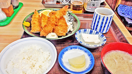 ミックスフライ定食 やまだや