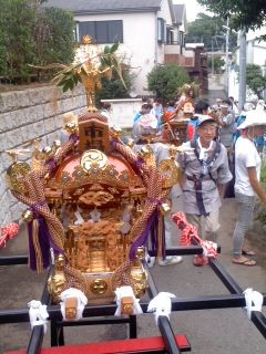 休憩中(7月20日、市場町内会)