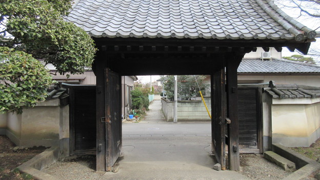 七日市藩陣屋（富岡市。県立富岡高等学校）黒門