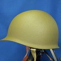 Photos: M1 helmet  米軍M1ヘルメット（レストア品） 真横アングル
