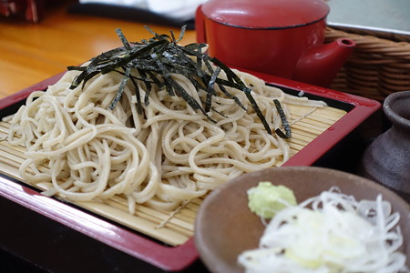 ざるそば(道の駅・みわ【茨城】)