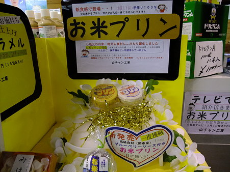 お米プリン(道の駅・むげ川【岐阜】)