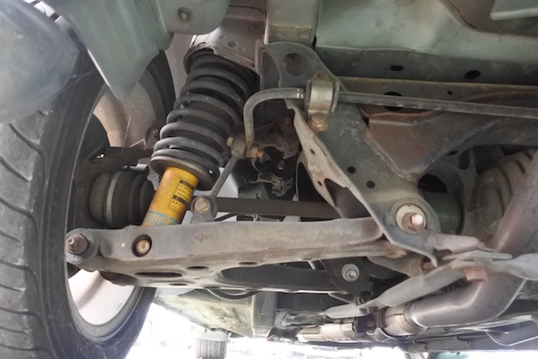 ビルシュタインのままでボルトの錆も少ない ビルシュタインのままでボルトの錆も少ない