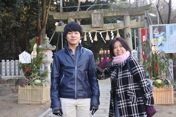いつもの神社へ初詣 いつもの神社へ初詣