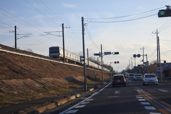 常磐線沿いの国道6号を南下