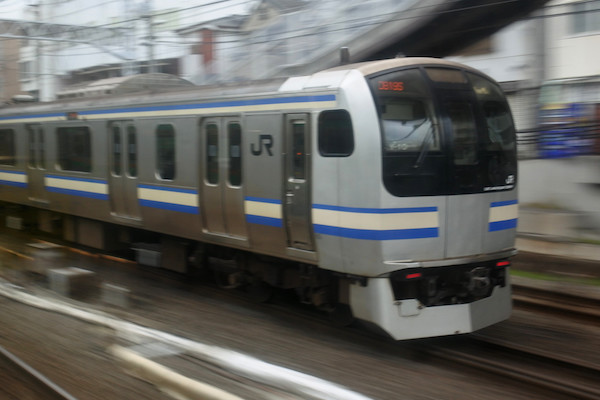 JR横須賀線の行先表示