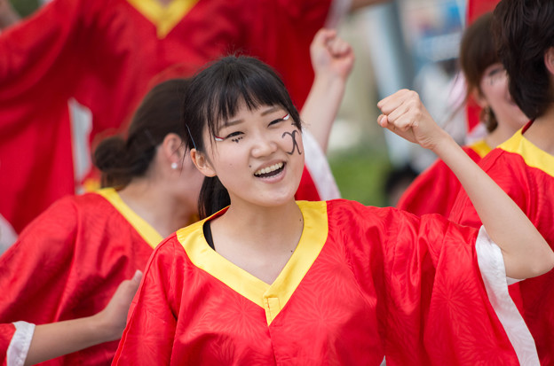 京都さくらよさこい2016 神戸大学よさこいチーム山美鼓