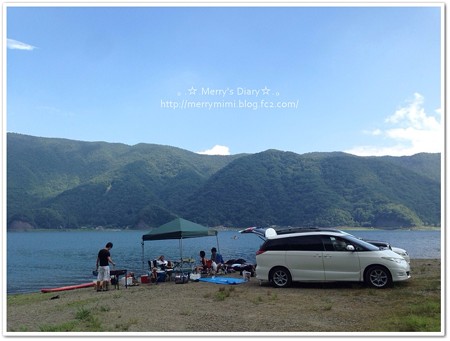 西湖でBBQ