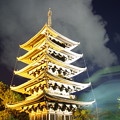 Photos: 奈良燈花会2014（興福寺五重塔）
