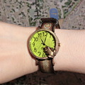 Photos: カエル君の腕時計を腕にしてみた♪